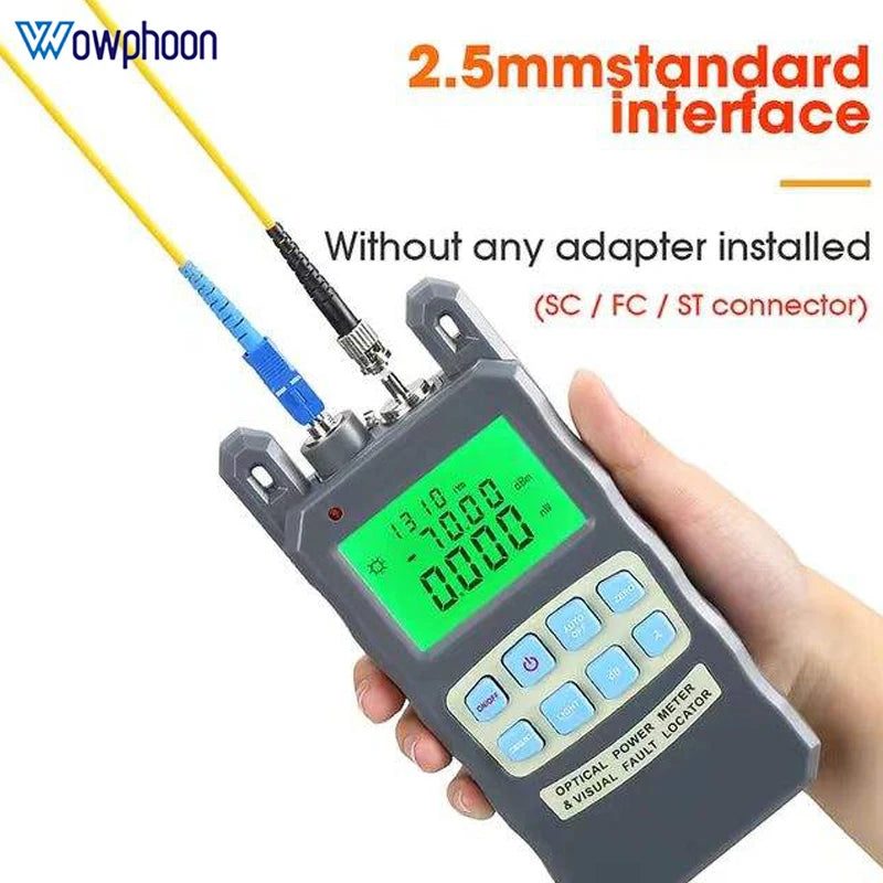 DXP-20B Optical Power Meter tester Optical multimeter High-precision optical attenuator Optical receiver -70~+10dbm